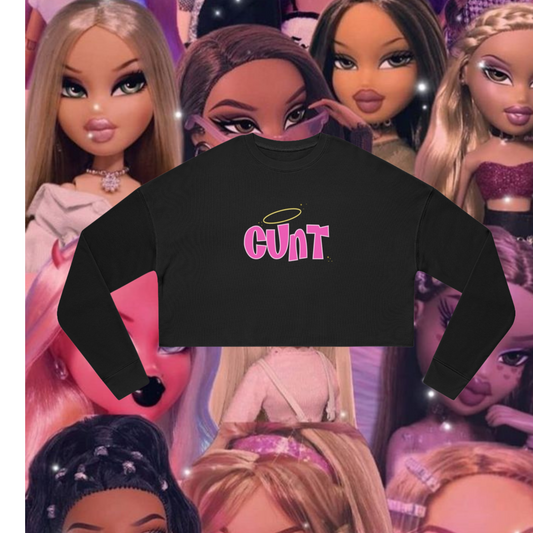 Cunt Cropped Sweatshirt