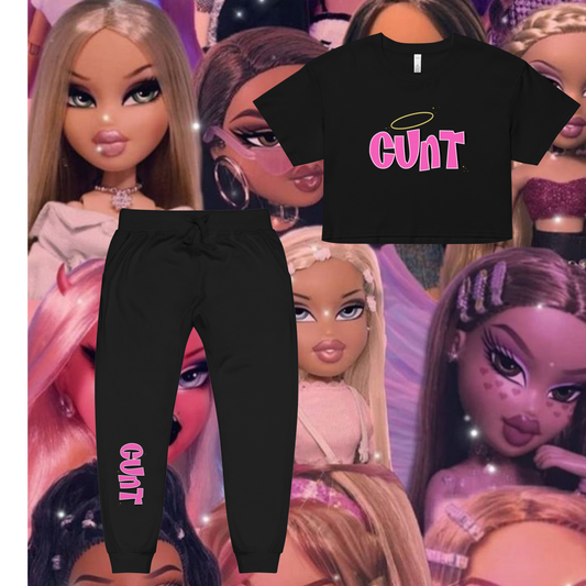 Cunt Cropped Sweatshirt