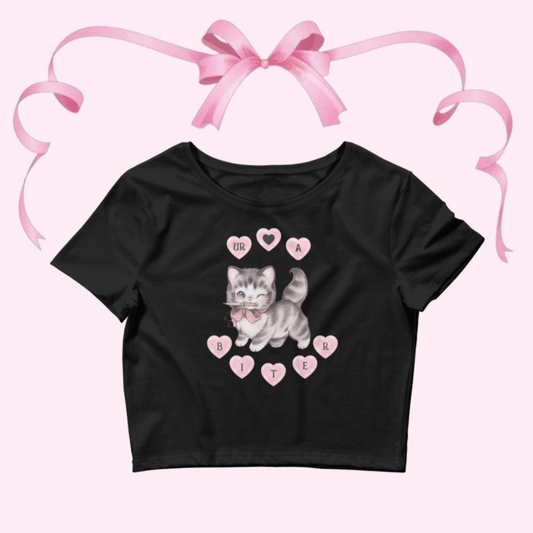 UR A BITER CROP TOP