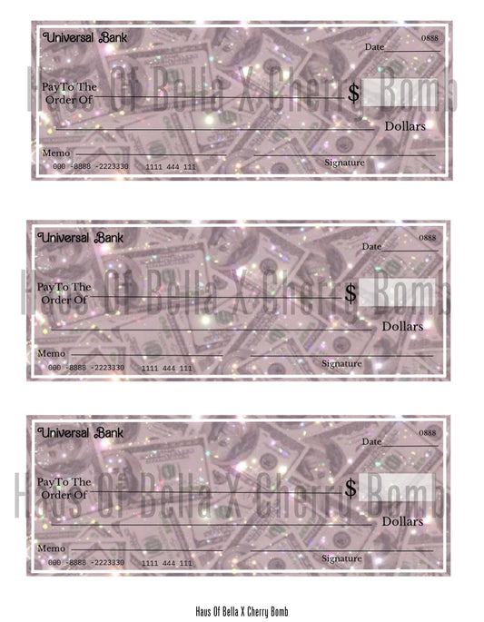 Cut The Check $ Manifestation Checks $