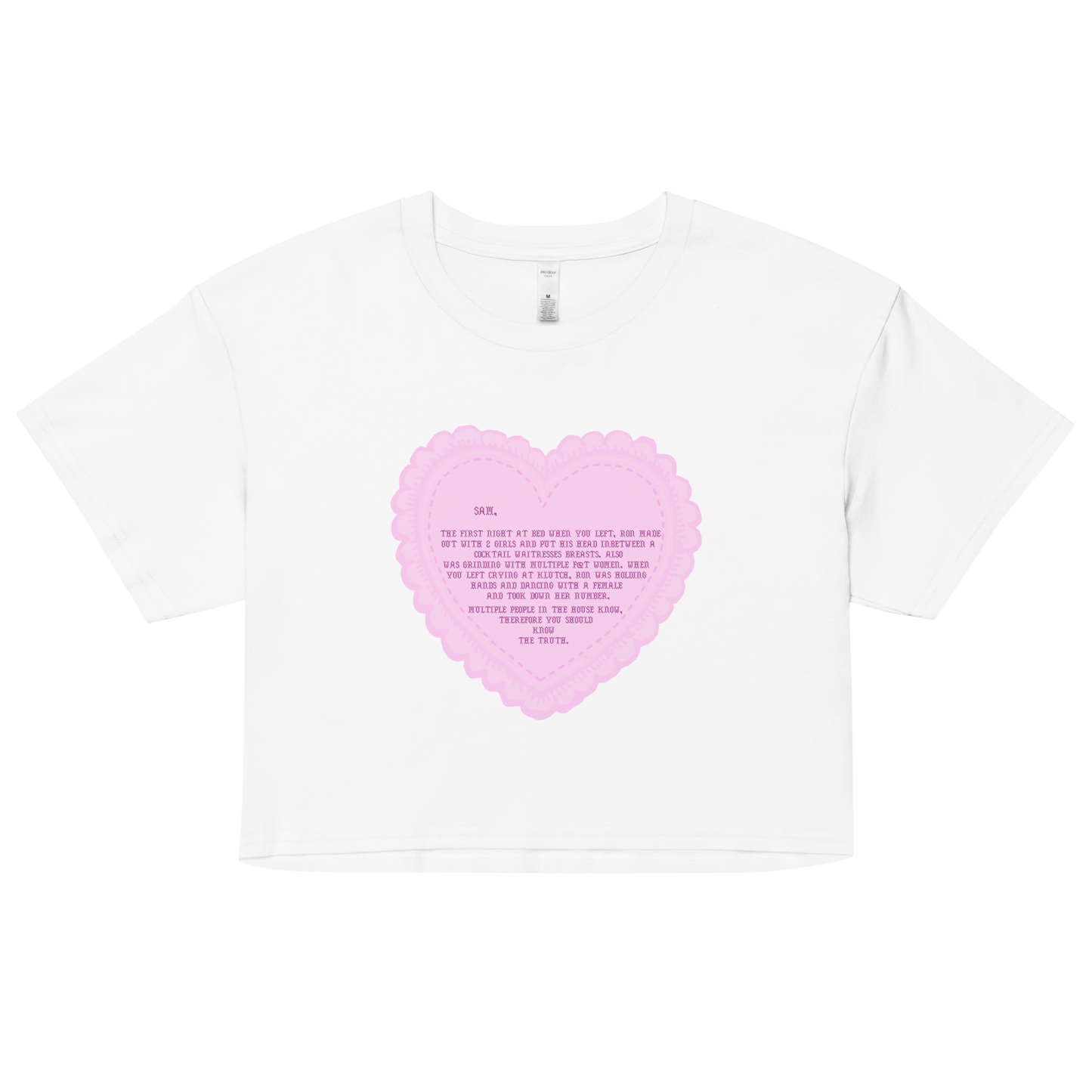The Note Crop Top π