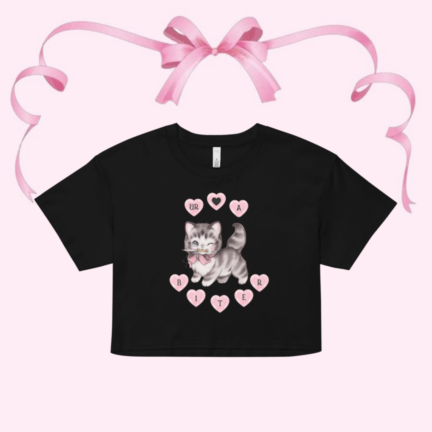 UR A BITER CROP TOP